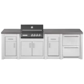 Grandpro Letna kuhinja ALUMINIJ 295 Bela [SWCX3NFDD1]