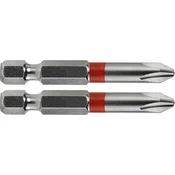KITO Križna konica 4741212 cross bit set of 2, PH 2x50mm, S2, FORTUM- , cross bit set of 2, PH 2x50mm, S2, FORTUM- , S2