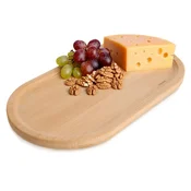 Orion Dekorativni tanjur za grickalice od bambusa 19x10,5 cm