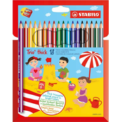 Olovke Stabilo Swano Trio – Maxi, 18 boja, sa šiljilom