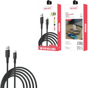 Hitra polnilna USB - A na Lightning kabel - črna KP34005