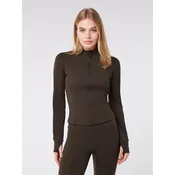 YO-GAYA Športna jakna Sports Jacket temno rjava