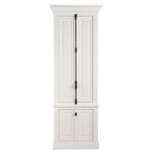 Casa Padrino solid wood cabinet white with a spacious storage space 48 x 88 x 245cm with 4 doors