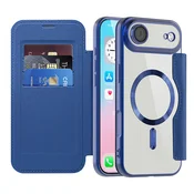 Torbica SmartMag Book s MagSafe tehnologijom i RFID novcanikom za iPhone Air - blue
