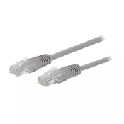 Kabl mrežni pin - pin cat5e 5m, sivi