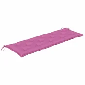 Vidaxl Blazina za vrtno klop roza 150x50x7 cm oxford tkanina