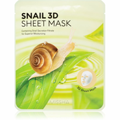 Missha Snail Sheet maska za cišcenje i osvježavanje lica s ekstraktom puža 23 g