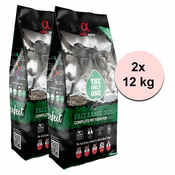 Alpha Spirit The Only One - Free Range Duck 2 x 12 kg