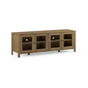 TV omarica iz masivnega bora v naravni barvi 150x50x40 cm Alessandra – Marckeric