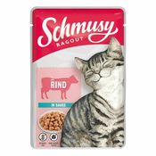 Schmusy Ragout vrečka goveje meso v omaki 100 g