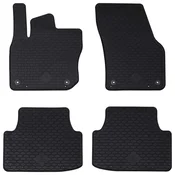 vidaXL Avto preproga 4 pcs Črna VW TIGUAN TDI TPE