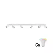 LED RGBW spot svetlo ANGIE 6xGU10/6,5W/230V belo