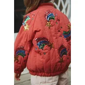 Konges Slojd bomber jakna otroška JUNO SEQUIN RAINBOW BOMBER JACKET