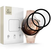 slomart Tech-Protect Glass Flex+ hibridno steklo 2-pack za Huawei Watch 5 42 mm - črno