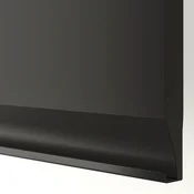 METOD / MAXIMERA Pod.element sudop. i 2front/2fioke, bela/Upplöv boja antracita, mat, 80x60 cm