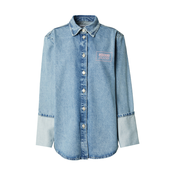 Moschino Jeans Bluza moder denim/roza