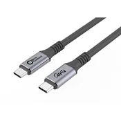 Premium USB4 USB-C kabel 3m 40Gbps, 100W
