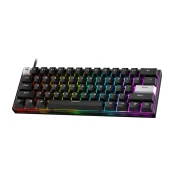Tastatura mehanicka Gaming Fantech MK857 RGB Maxfit61 FROST crna (blue switch)