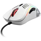 Miš GLORIUS PC Gaming Race Model D Gaming Mouse, opticki, 12000dpi, bijeli mat, USB