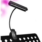 Lampa za notne stalke, LED, Crna