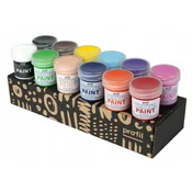 Komplet barv za svetel tekstil Profil - osnovni odtenki 12 x 25 ml