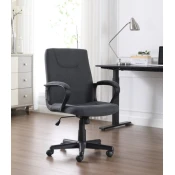 Kancelarijska fotelja 879 Tamno siva štof 590x660x920 (1020)mm ( 755-858 )