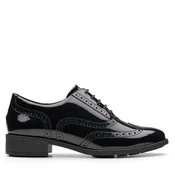 CLARKS Čevlji na vezalke Havisham  črna