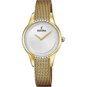 Festina Ženski kvarcni sat Mademoiselle, Zlatne boje