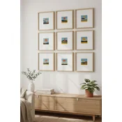 Wallxpert Slika Huhu752, 30x30cm, 9 delova