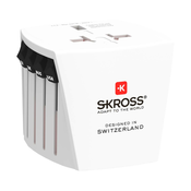 SKROSS Skross, Univerzalni 2,5A potovalni napajalnik, Bela, (21736889)