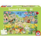 SCHMIDTSPIELE Puzzle igracka 60 komadni My little farm