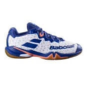 Moška dvoranska obutev Babolat Shadow 4 Men White/Blue Navy EUR 44