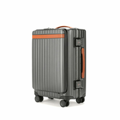 Carl Friedrik — The Carry-on X - Grey/Cognac Poboljšani putni kofer (43 l) Torbe