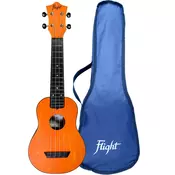 FLIGHT TUS35OR TRAVEL UKULELE SOPRAN ORANŽNA