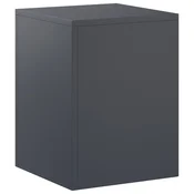 vidaXL Stojalo za rastline Antracit 30 x 30 x 40 cm Nerjaveče jeklo