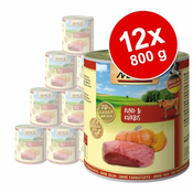 Varčno pakiranje MACs Adult 12 x 800 g - Meso z glave & korenje