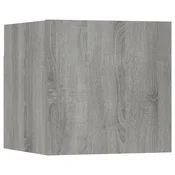 Vidaxl Stenska TV omarica siva sonoma 30,5x30x30 cm