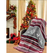 Cebe eco blanket christmas 150x200 - winter bordo grey edk 18403a ( 021034 )