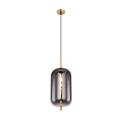 Globo 15345H2MM - Lestenec na vrvici BLACKY 1xE27/60W/230V medenina