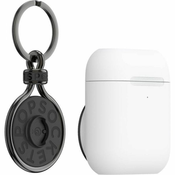 POPSOCKETS držalo/stojalo PopGrip držalo za slušalke AirPods Pro bel z PopChain obeskom Gunmetal