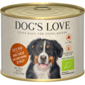 DOGS LOVE BIO mokra pasja hrana - govedina, 200 g