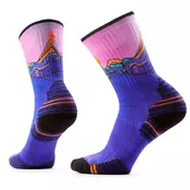 Ženske nogavice Smartwool Hike Targeted Cushion Mountain Sunrise, temno modre (L)