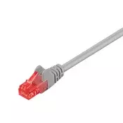 Goobay S/FTP (PiMF) CAT 6 patch 1,5m siv mrežni povezovalni kabel
