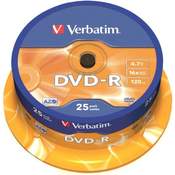 DVD-R Verbatim, 25/1