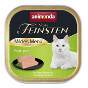 Animonda ANIMONDA Vom Feinsten Turkey - mokra mačja hrana za občutljive želodce, 100g, brez glutena in umetnih barvil