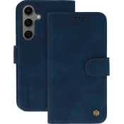 Ovitek Wonder Fancy Book Samsung Galaxy S21 FE - temno moder