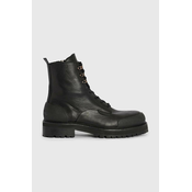 Kožne cipele AllSaints Mudfox boja: crna, MF529Z