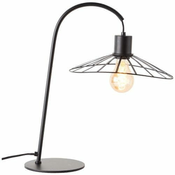 Brilliant - Stona lampa LEIKA 1xE27/52W/230V crna
