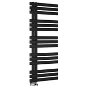 Kopalniški radiator SILVANA 500x1236 mm, črna mat - Črna mat barva - 500x1236 mm - Sapho - SILVANA - 24 - Jeklo - Oblika E - Oblika E - 500 - 1236 - 4.8 - 14