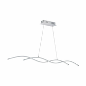 EGLO 96104 | Lasana_2 Eglo visilice svjetiljka 2x LED 3800lm 3000K aluminij, krom, bijelo